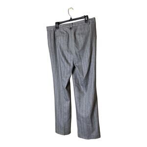 Talbots Windsors Dress pants Wool Blend Herringbnone Grey Size 10